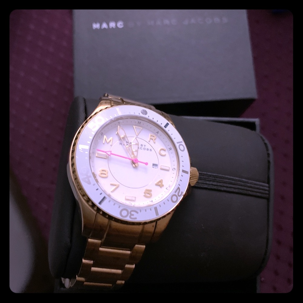 Marc Jacob gold big watch